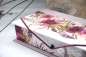 Preview: Stifte-Schachtel mit Klappdeckel ca. 21x10x4cm | Blumenkranz floral | brombeere | Art. Nr. 97040310